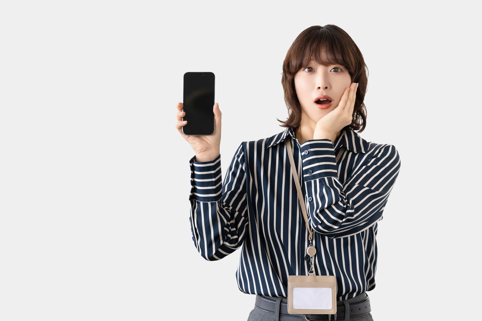 女性 スマホ